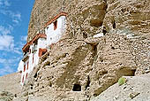 Ladakh - the cave monastery of Shergole